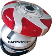 Safeways - LED 6 rode en 5 witte - waarschuwings UFO. Signalering en veiligheid LED lamp.