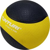 Tunturi Medicine Ball - Medicijnbal - Crossfit ball - 1 kg - Geel/Zwart Rubber