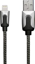 XtremeMac XCL-HQC-83 Câble Lightning Premium pour Apple iPhone 5 / 5S / 6/6 Plus 1m - Argent