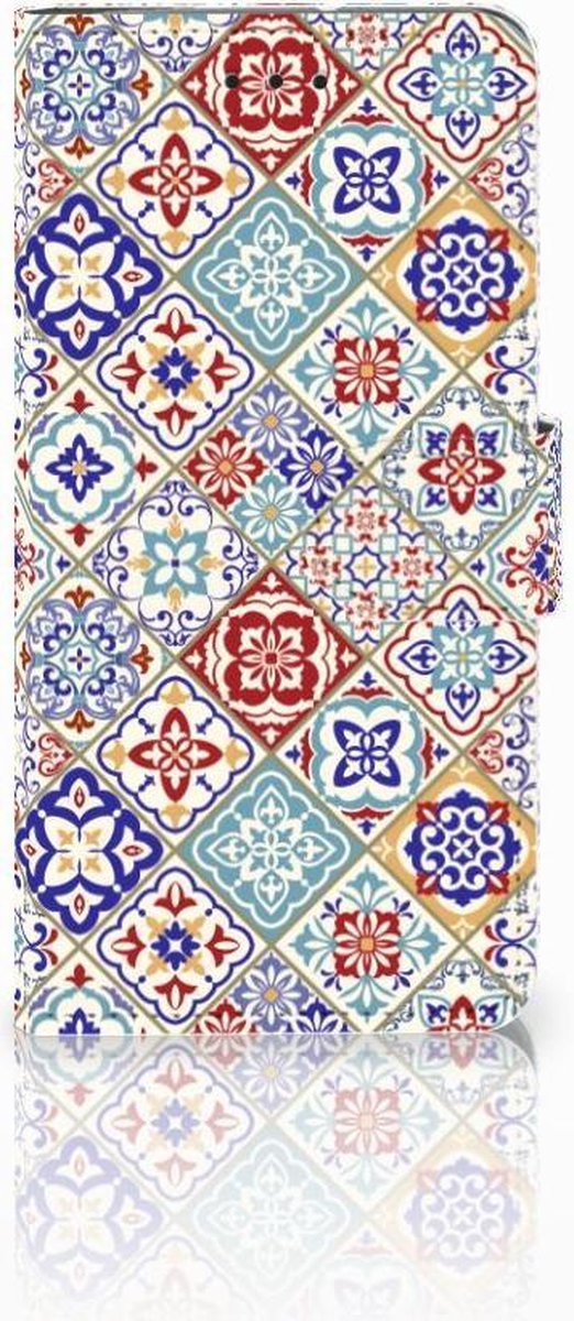 Motorola Moto G7 Play Bookcase Tiles Color
