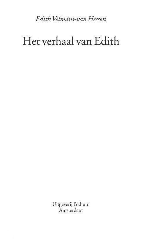 Het verhaal van Edith