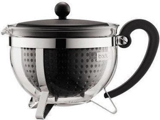 Anzai Acht hotel Bodum Chambord Theepot - 1.5 l - Gekleurd Filter - Zwart | bol.com