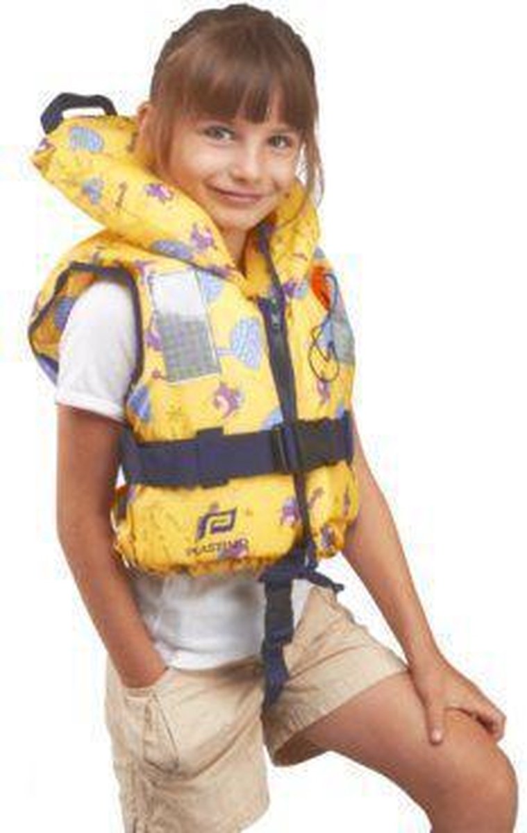 bol.com | reddingsvest/zwemvest 10-20 kg kind 2-5 jaar Geel iglo motief