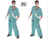 2x Chirurg kostuum one size