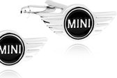 Boutons de manchette Montebello Mini Cooper - Homme - Métal - 24 x 9 mm