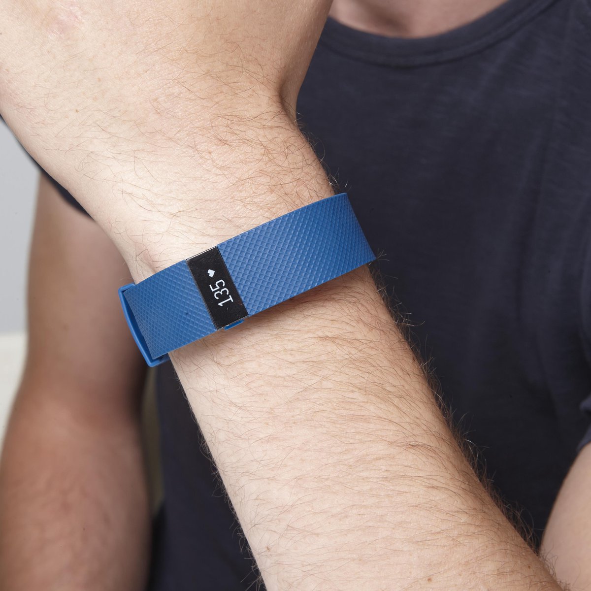 Michelangelo regering Supermarkt Fitbit Charge HR Activity Tracker - Blauw - Small | bol.com
