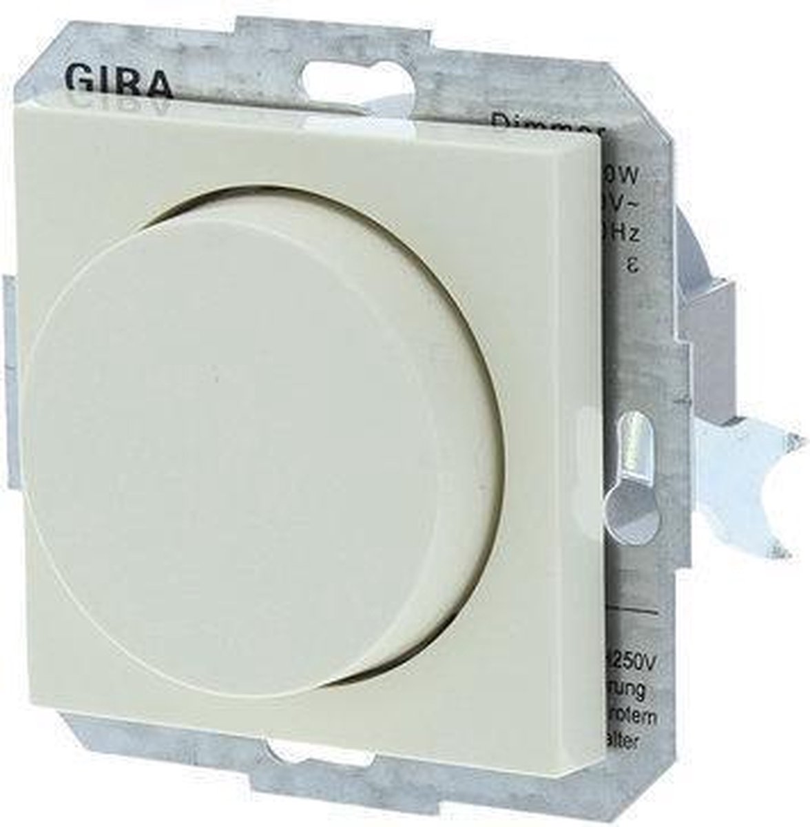 Gira SY55 Inbouw Dimmer Tot 400W DraaiUit Crème