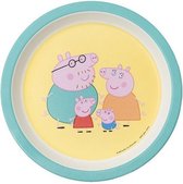 Bord Peppa Pig 18cm met ouders