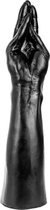 King-size Dildo Curved 31 x 5.5 cm - zwart