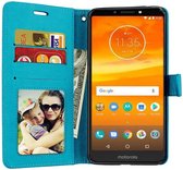 Motorola Moto G6 portemonnee hoesje - Turquise