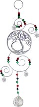 LIKEUDO 40 cm Tree of Life zwart metalen boom des levens decoratie woonkamer wanddecoratie muurkunst slaapkamer Viking levensboom