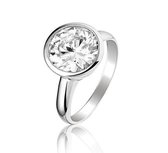 Bague Montebello Lene - Femme - Argent Rhodié - ∅10 mm - Taille 56-17,8 mm