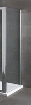 Douchewand Zijpaneel 6mm gehard easy clean glas 185x80cm - Volente Eastbrook