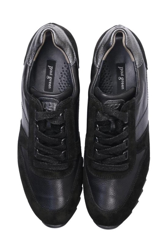 Paul Green Vrouwen Sneakers 4659 Zwart - Maat 1/2 | bol.com