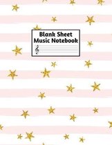 Blank Sheet Music Notebook