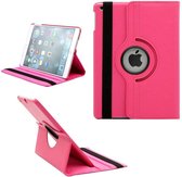 Geschikt voor Apple iPad 9.7(2017) Roze Beschermhoes Cover 360° Draaibare Case