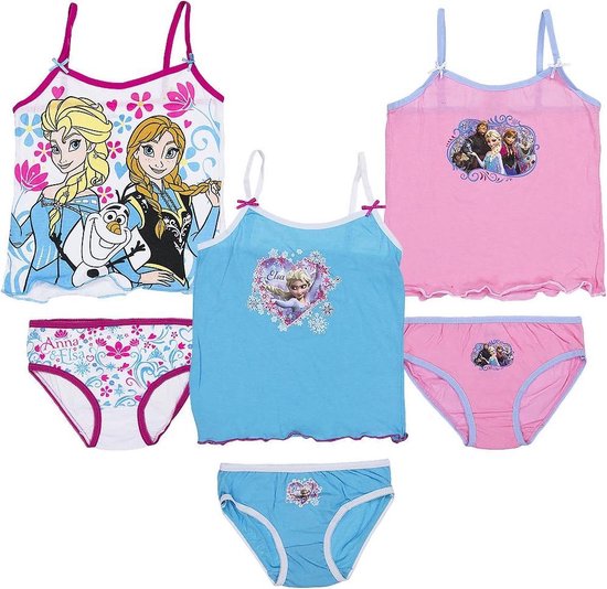 Disney Frozen ondergoedset(onderbroek + hemd) meisjes roze 2/3 jaar |  bol.com