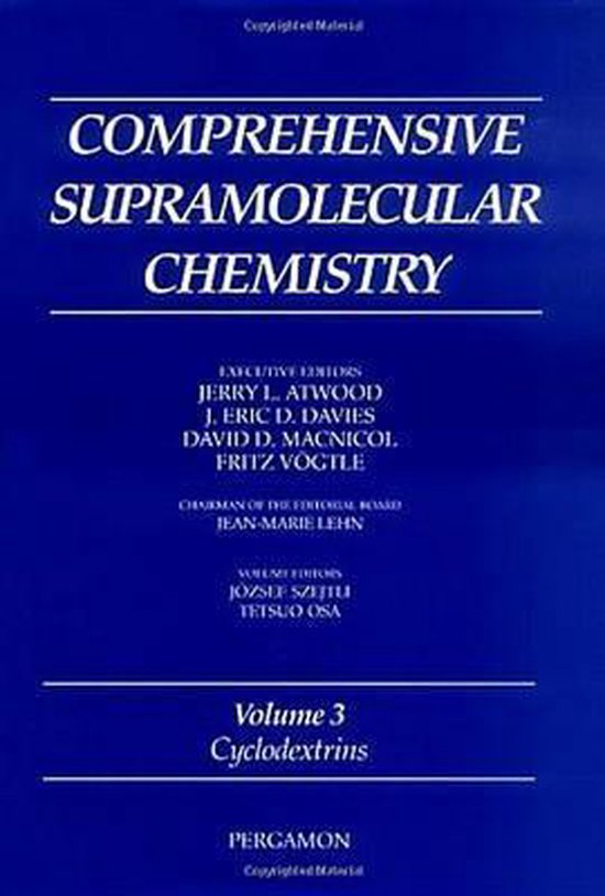 Comprehensive Supramolecular Chemistry, Volume 3 - cover