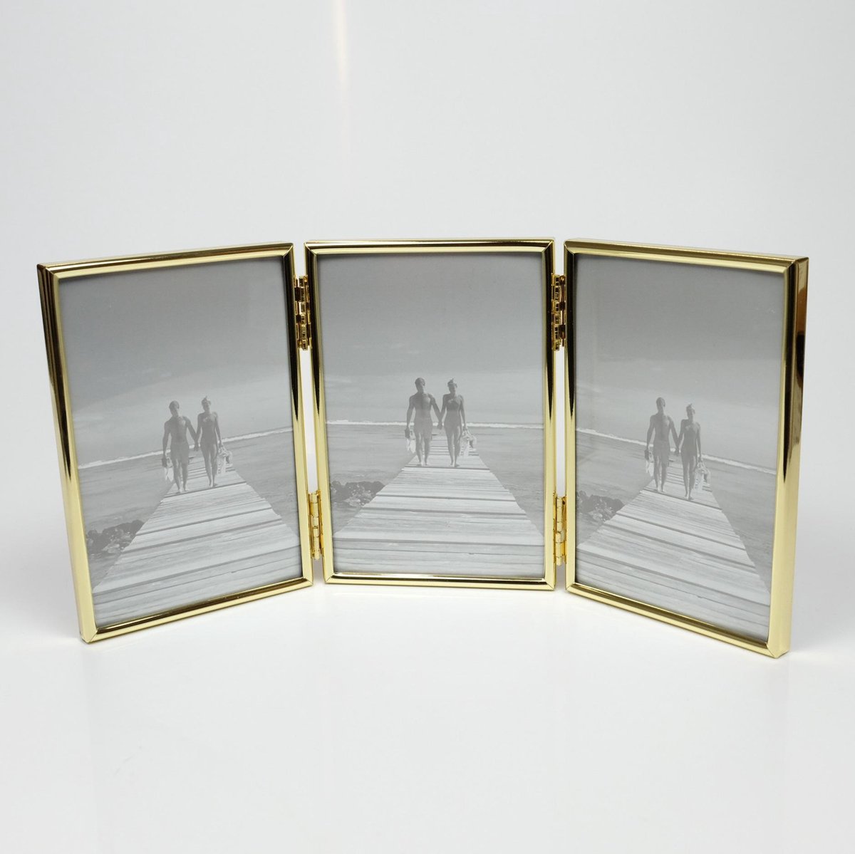 Fotolijst Goud Drieluik 10 x 15
