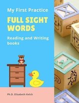 My First Practice Full Sight Words Reading and Writing books