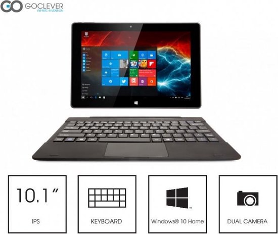 Een 2 in 1 tablet met Windows 10 OS. Notebook functies met afneembaar  toetsenbord,... | bol.com