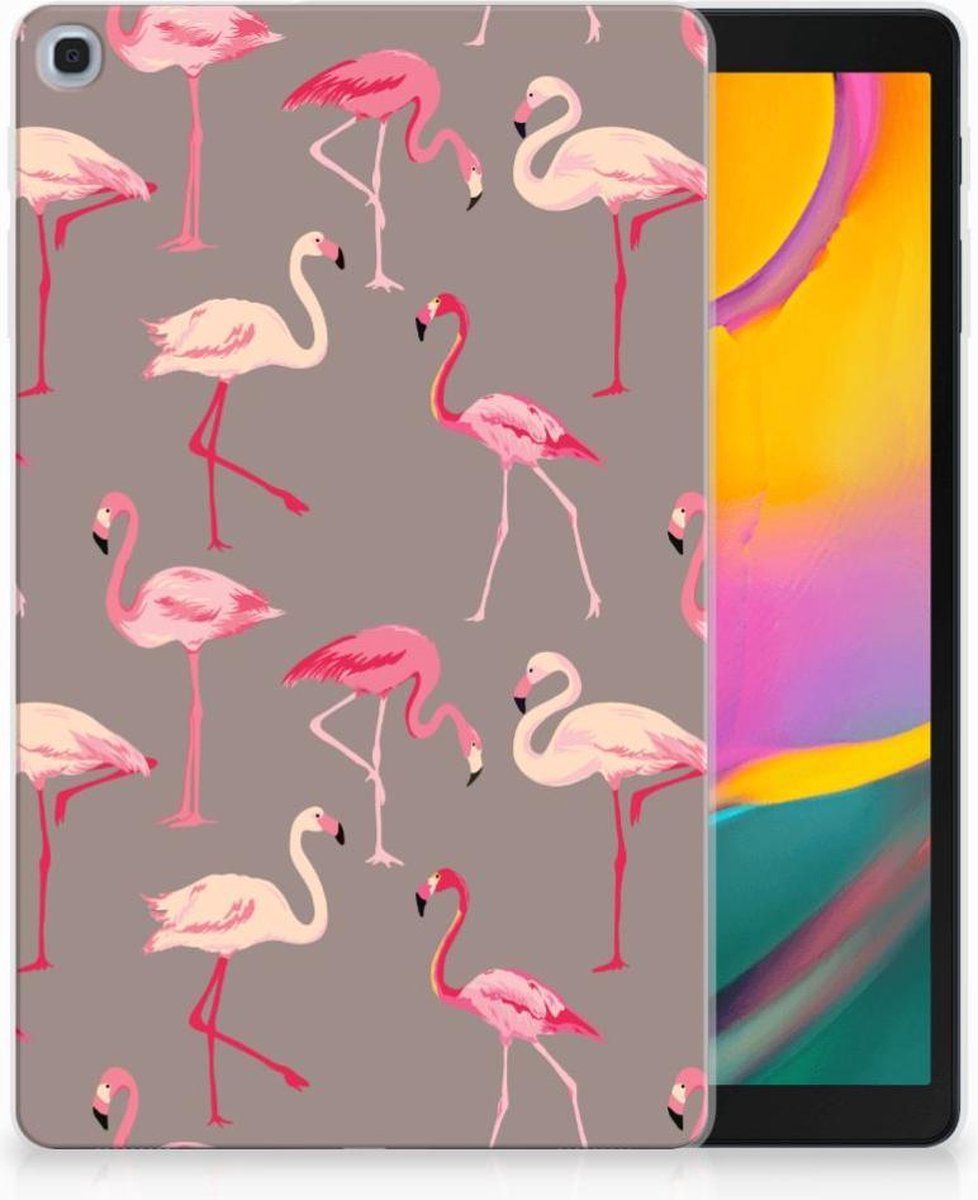 Back Cover voor Samsung Galaxy Tab A 10.1 (2019) Back Case Flamingo