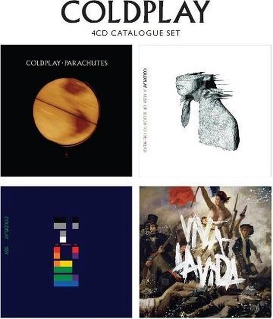 Coldplay Catalogue Set - 4CD met Parachutes, A Rush of Blood to