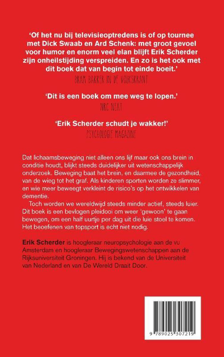 Laat je hersenen niet zitten - back cover