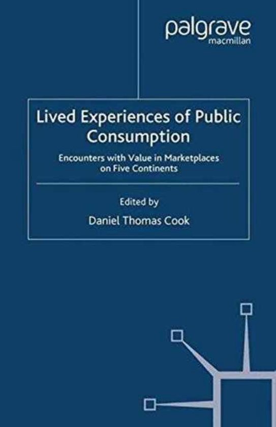 Lived Experiences of Public Consumption - cover