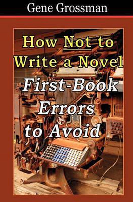 How Not to Write a Novel - cover