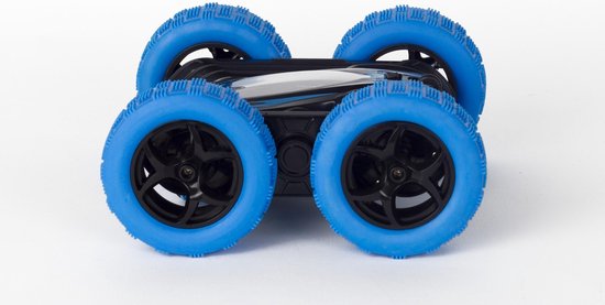 Wonky Cars - Stunt Car - 360° - RC - RC Auto - Bestuurbare Auto - Radiografische Auto - Blauw - Wonky Cars