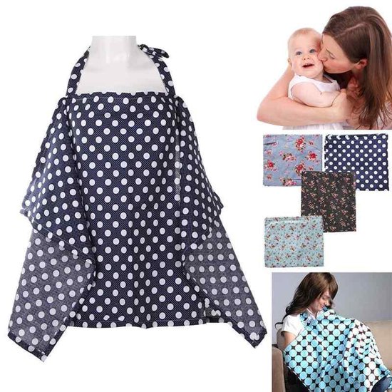Voedingsdoek - Borstvoeding Doek - Borstvoedingsdoek - Licht Blauw van Mommyz® — afbeelding 3