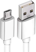 Micro USB naar USB Kabel voor Oplader - 1 Meter Micro USB Oplaadkabel en Datakabel TechNow - Universeel voor Telefoon / Tablet / Smartphone / GSM