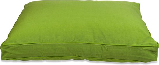 Lex & Max Professional - Losse hoes voor hondenkussen - Boxbed - Lime - 120x80x9cm