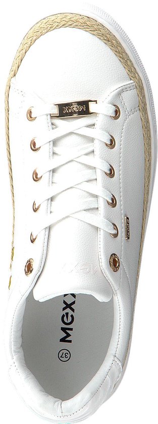 MEXX Dames Sneakers Cis - Wit - Maat 39 | bol.com