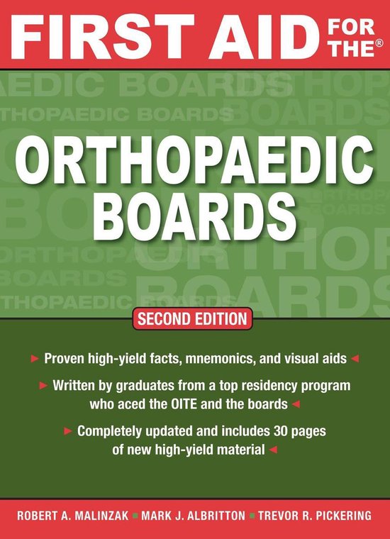 First Aid for the Orthopaedic Boards, Second Edition