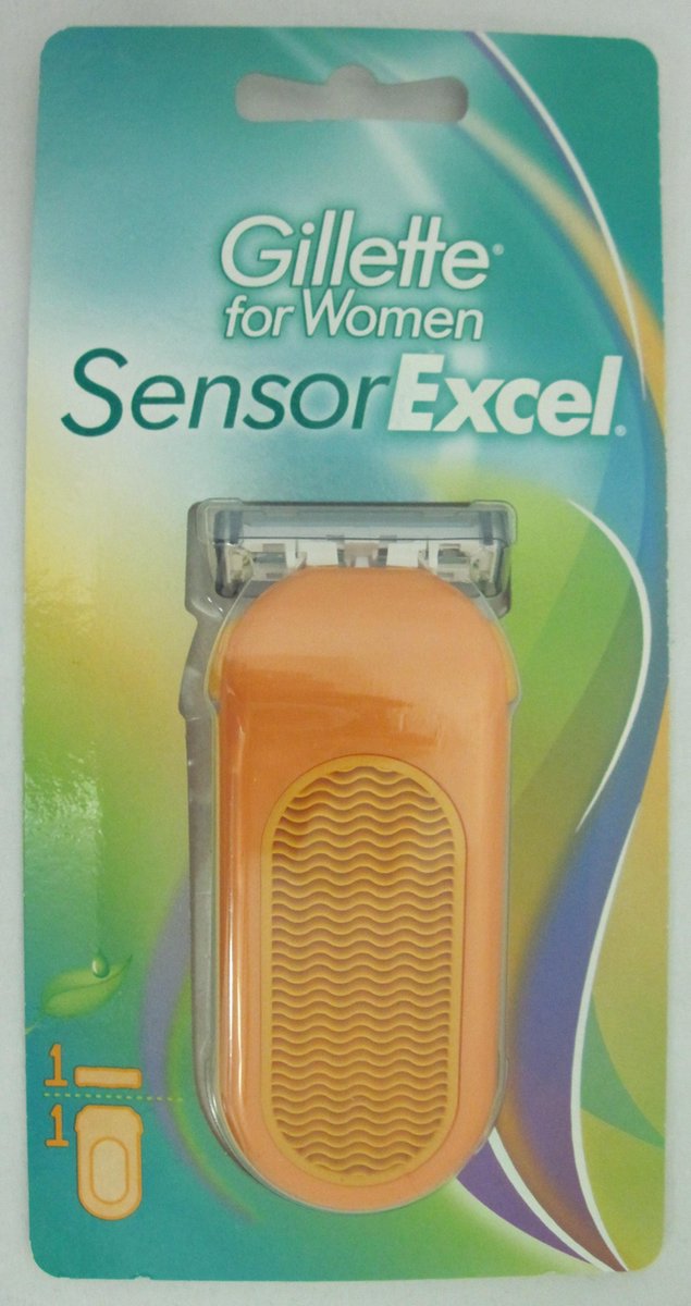 Gillette Sensor excel for women scheerhouder + 1 scheermesje