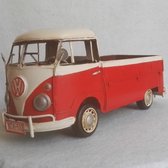 MadDeco - blikken volkswagen bus - T1 - pickup - split - window - met licentie - volkswagen