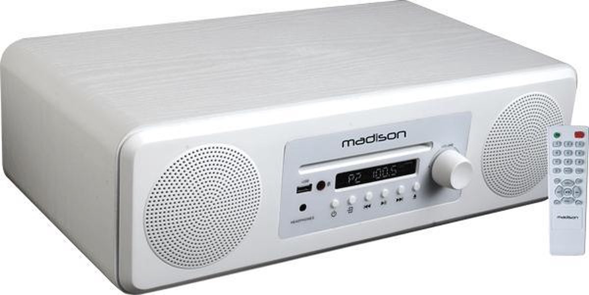 MADISON Enceinte multi-sources avec recepteur DAB+, Bluetooth, Tuner FM, Lecteur  CD + USB au meilleur prix