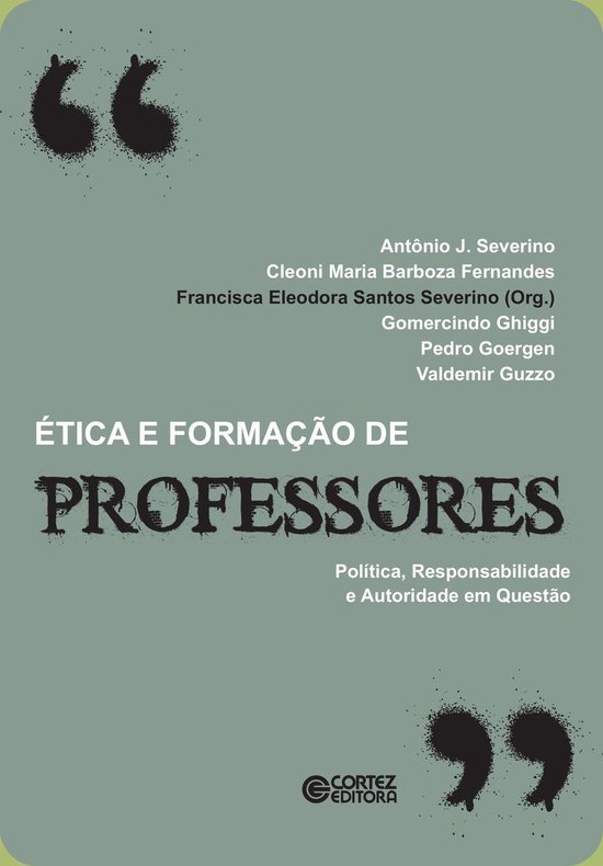 Ética e formação de professores - cover