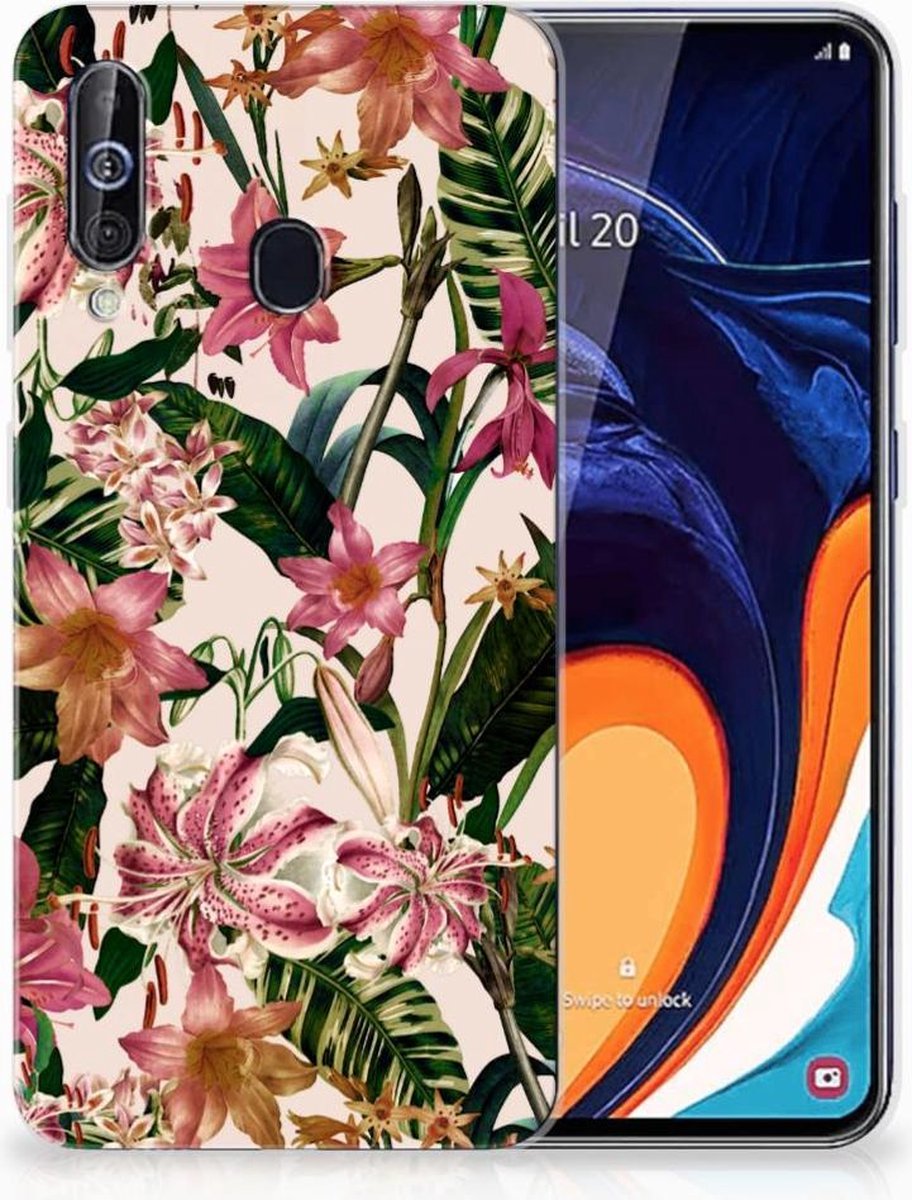 Samsung Galaxy A60 TPU Case Flowers