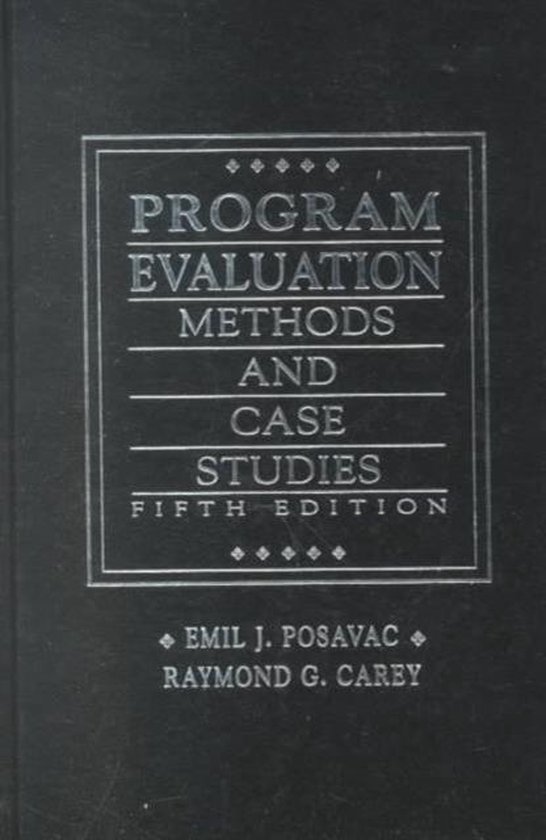 Program Evaluation - cover