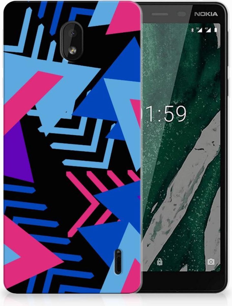 Nokia 1 Plus TPU Hoesje Funky Triangle