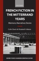 Boek cover French Fiction in the Mitterrand Years van Colin Davis