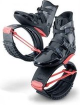 Kangoo Jumps Pro7 Reboundschoenen, Volwassen, Zwart / Rood, maat XL (45-48)