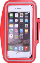 iPhone 7 / iPhone 8 hoes Sport armband Hardloopband hoesje Rood