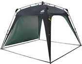 Lumaland - Paviljoen tent - Party tent - Quick Up System - 250 x 250 x 190 cm - Zwart