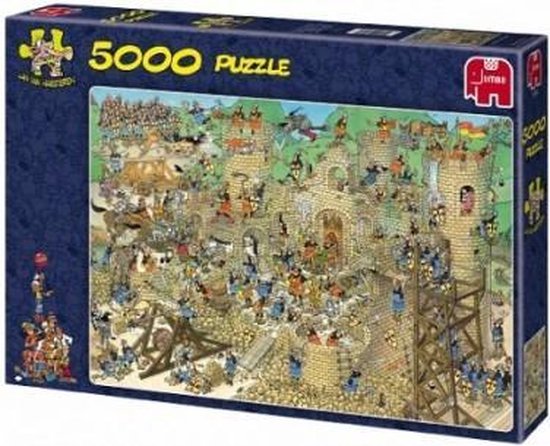 puur formaat Regulatie Jan van Haasteren Middeleeuwen puzzel - Legpuzzel - 5000 stukjes | bol.com