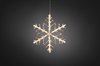 Konstsmide 4440 - Verlicht kerstfiguur - 24 lamps LED sneeuwvlok - 40 cm - 24V - voor buiten - warmwit
