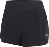 GORE WEAR R7 2-in-1 Shorts Dames, zwart Maat EU 34